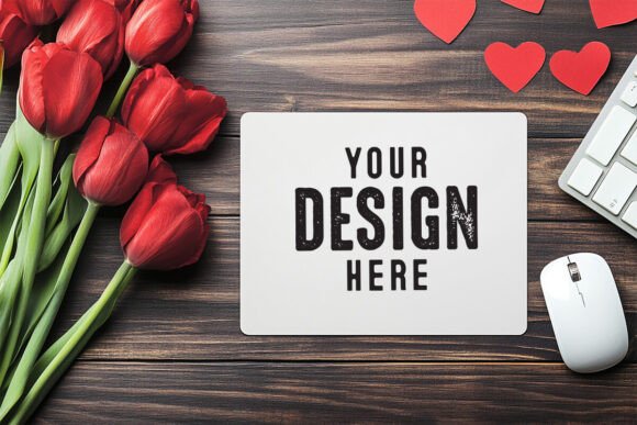 Download Valentines Mousepad Mockup - Premium Resources