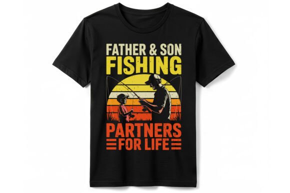 Download Father &amp; Son Fishing T-Shirt - Premium Bundle
