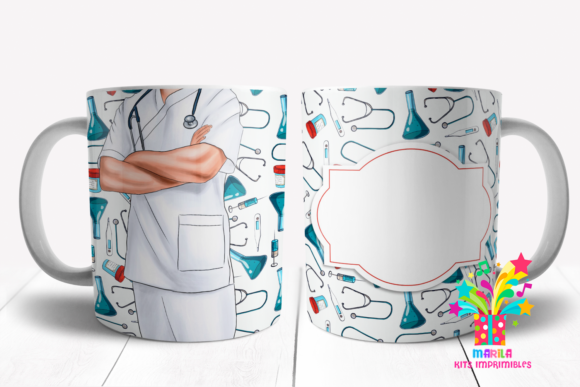 Download Male Nurse Mug Sublimation Designs #1 - Sublimation designs Collection