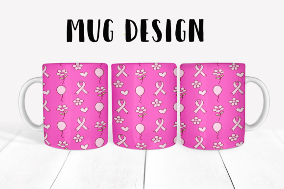 Download October Pink Mug Sublimation Designs #5 - Sublimation designs Collection