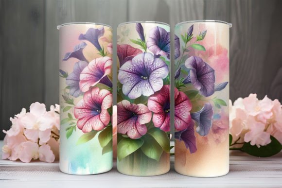 Download 3D Flowers Tumbler Wrap - Premium Bundle