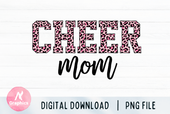 Download Cheer Mom Sublimation PNG - Pink Leopard - Mom sublimation Collection