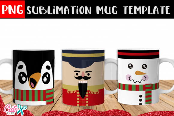 Download Christmas Faces Mug Sublimation Designs - Sublimation designs Collection