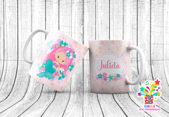Download Mermaid Mug Sublimation Designs - Sublimation designs Collection