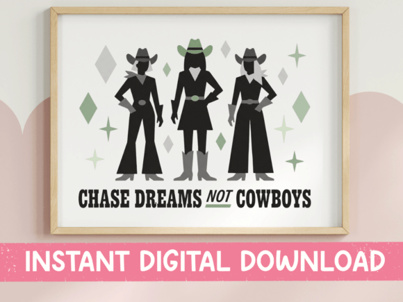 Download Chase Dreams Not Cowboys Western Design - Western design Collection