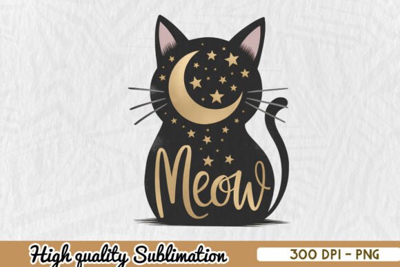 Download Meow Cat Mom Sublimation Halloween PNG - Mom sublimation Collection