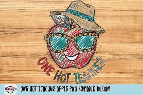 Download One Hot Teacher Apple PNG Summer Design - Summer design Collection